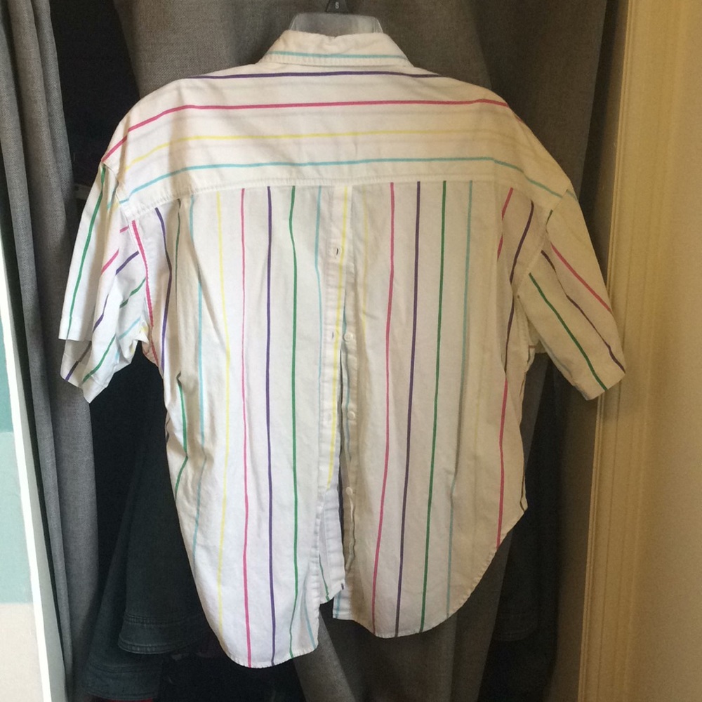 Candy Striped Button Down - image 5